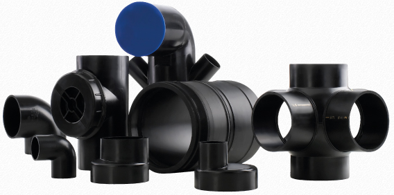 HDPE accesorio para tuberias Amplia-gama-accesorios-hdpe-para-construir-sistema-completo-de-evacuacion